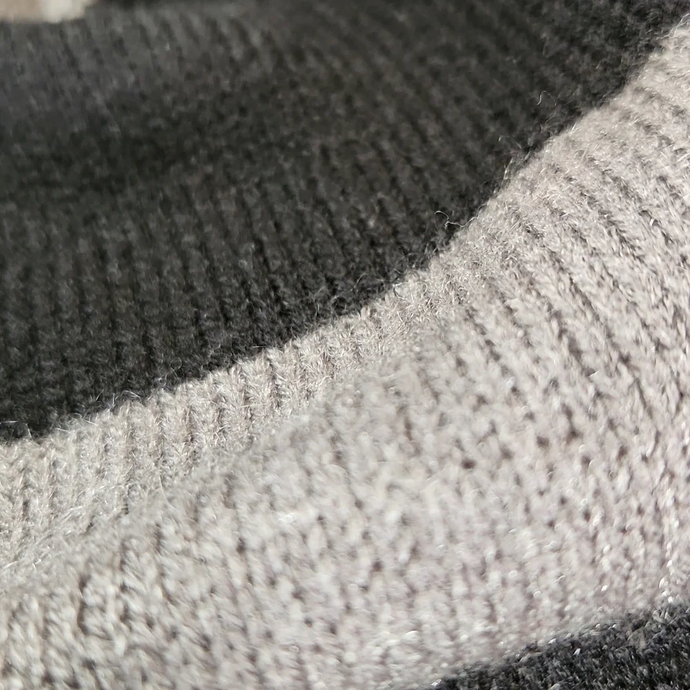 Black and Gray Infiniti Knit Scarf
